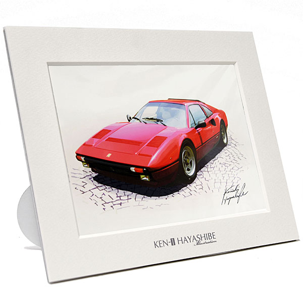 Ferrari 308GTB Irrustration by Kenichi Hayashibe