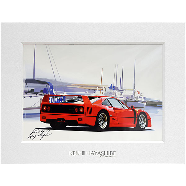 Ferrari F40 Irrustrartion by Kenichi Hayashibe