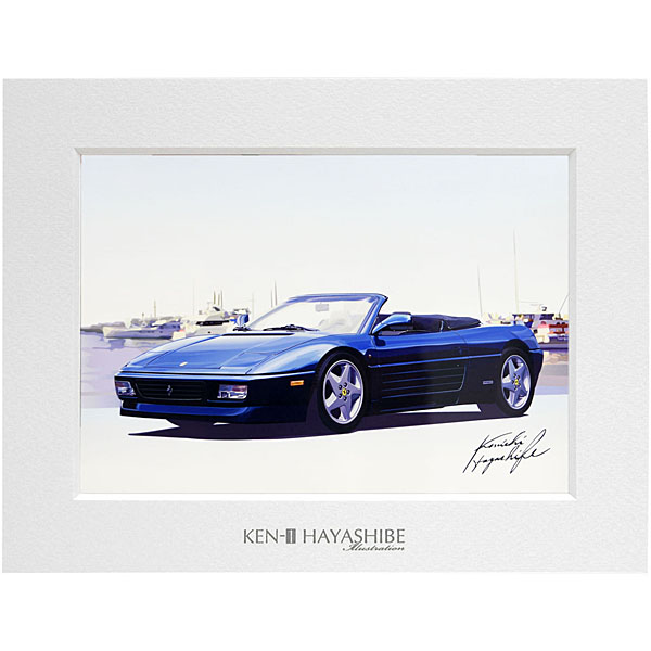 Ferrari 348 Spider Irrustration by Kenichi Hayashibe