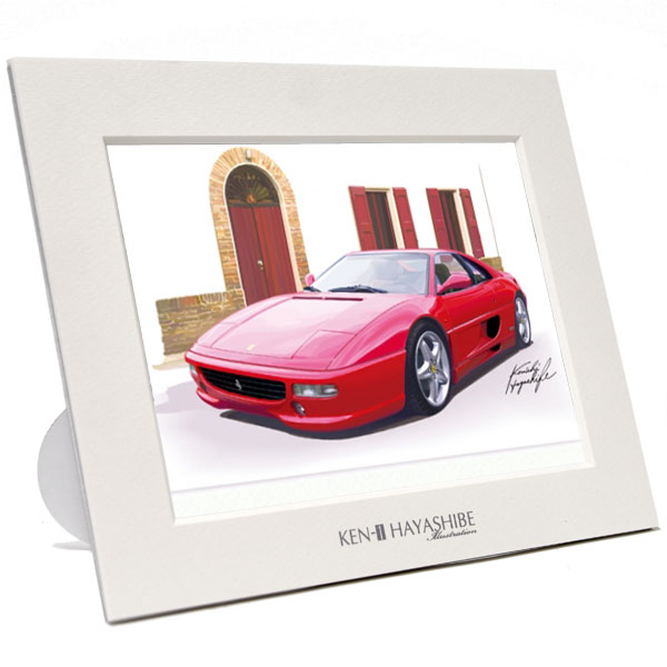 Ferrari F355 berlinetta Irrustration by Kenichi Hayashibe