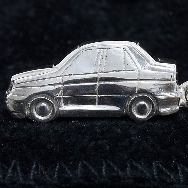 Alfa 155 Sterling silver Keyring