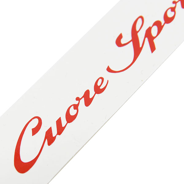 Alfa Romeo(Cuore Sportivo) Logo Script Sticker(200mm)