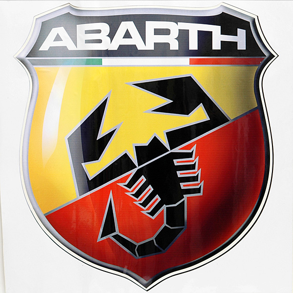 ABARTH純正Newエンブレムステッカー(Large)