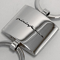 Pininfarina Chrome Metal Keyring Type B