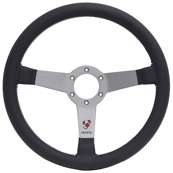 ABARTH Steerling Wheel (3Sporks/Silver)Type A