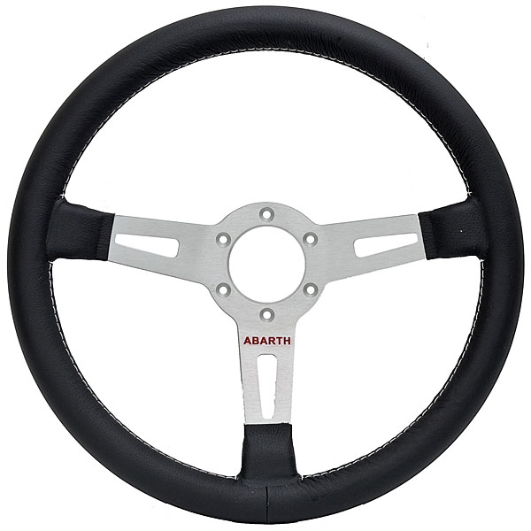 ABARTH Steerling Wheel(3Sporks/Silver)Type B