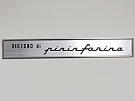 Pininfarina Script Plate