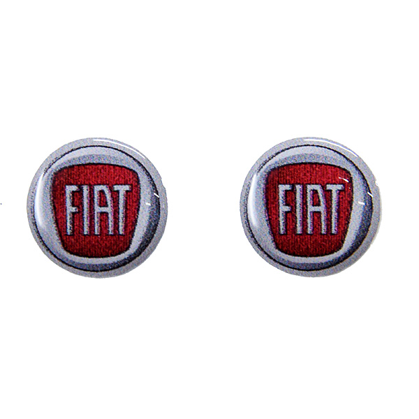 FIAT Official 2007 New Emblem 3D Sticker Set(12mm/2pcs.)