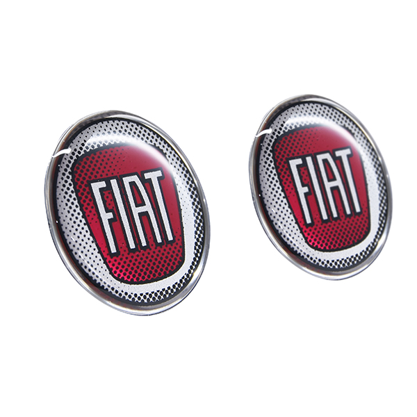 FIAT Official 2007New Emblem 3D Sticker(21mm/2pcs.)
