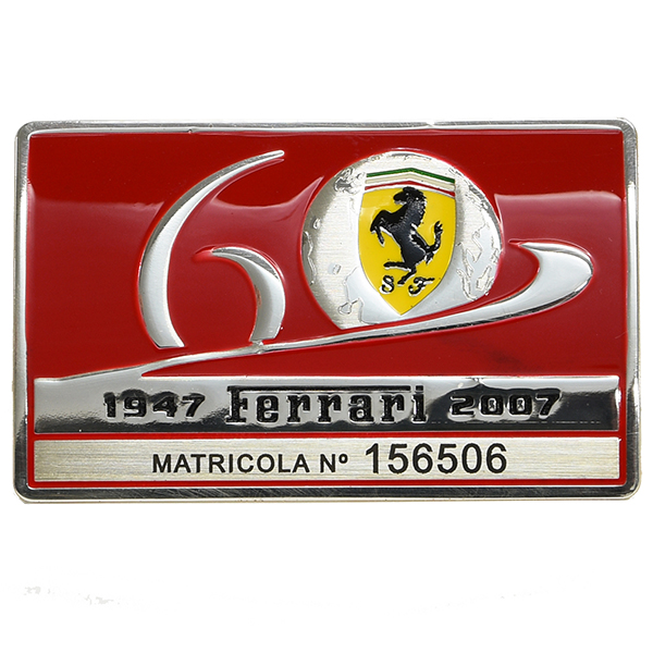 Ferrari純正60周年記念イベント参加車両用エンブレム