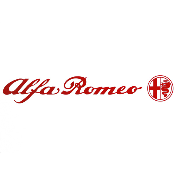 Alfa Romeoロゴ&エンブレムステッカー(切り抜きタイプ/245mm) 