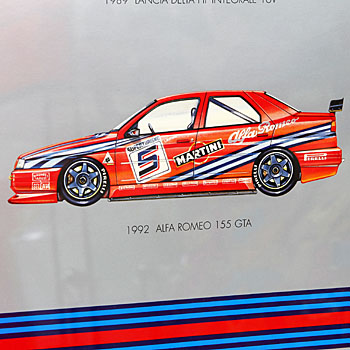 MARTINI RACING History Poster with Frame