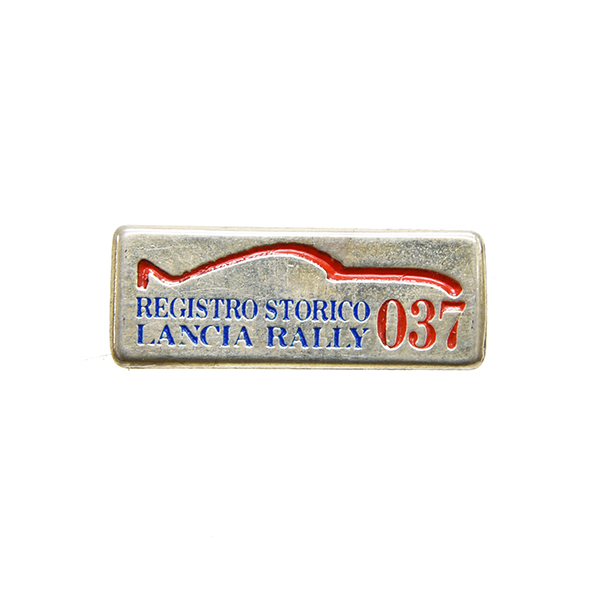 REGISTRO LANCIA RALLY 037 Pin Badge