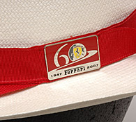 Ferrari 60anni CONCORSO D’ELEGANZA  Straw Hat with M.Schumacher Signature