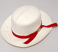 Ferrari 60anni CONCORSO D’ELEGANZA  Straw Hat with M.Schumacher Signature