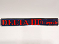 LANCIA DELTA HF integrale Logo Emblem Plate