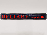 LANCIA DELTA HF integrale 16v Logo Emblem Plate