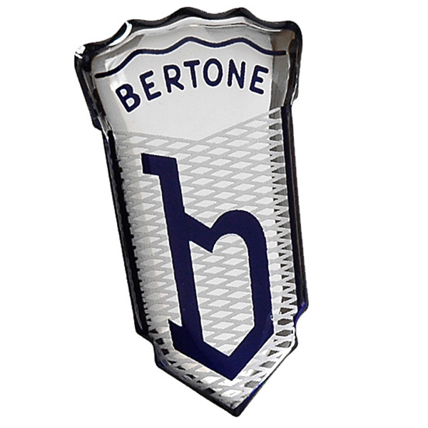 BERTONE Emblem Shaped 3D Sticker