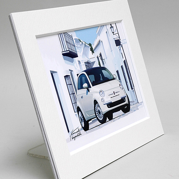 FIAT NEW 500 Illustration by Kenichi Hayashibe
