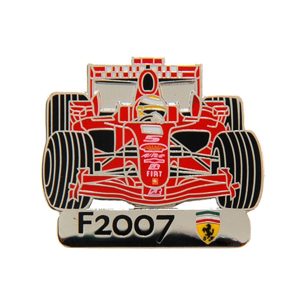 Ferrari純正F2007チャンピオン獲得記念ピンバッジ  by BOLAFFI