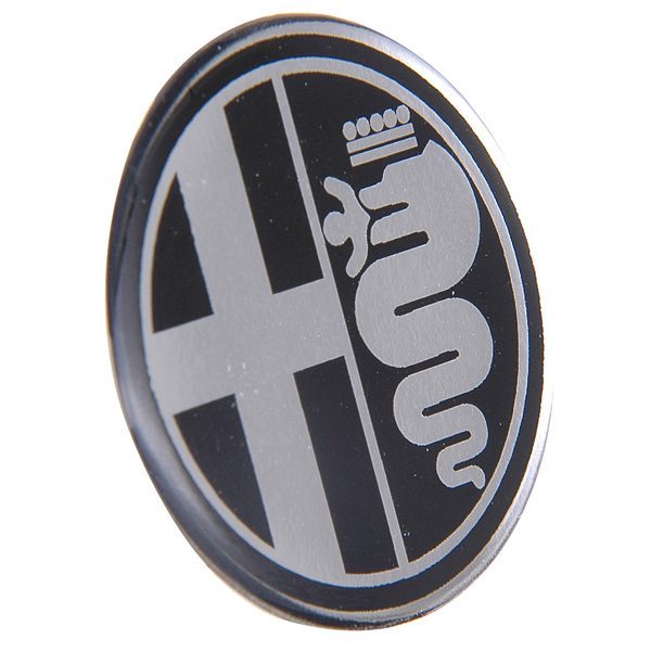 Alfa Romeo Emblem Shaped 3D Sticker (Monotone)