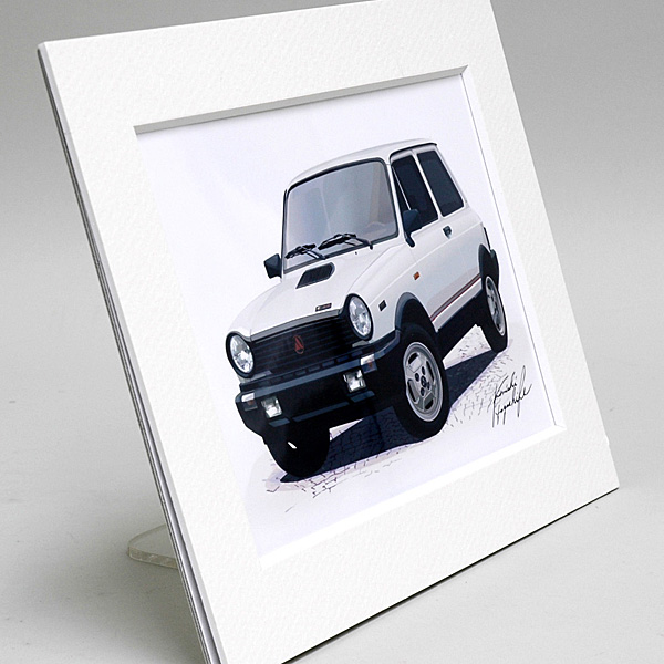 AUTOBIANCHI A112 ABARTH  Illustration by Kenichi Hayashibe