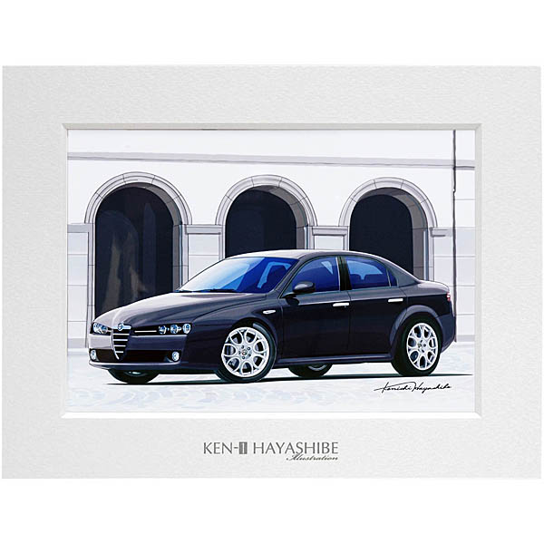 Alfa Romeo 159 Illustration by Kenichi Hayashibe