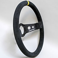 ABARTH 2 Spokes Steerling Wheel (Fake Leather)