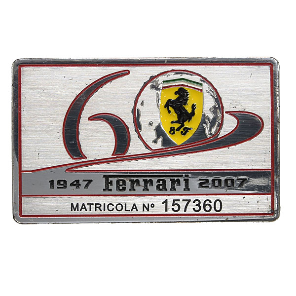 Ferrari 60anni Interior Plate