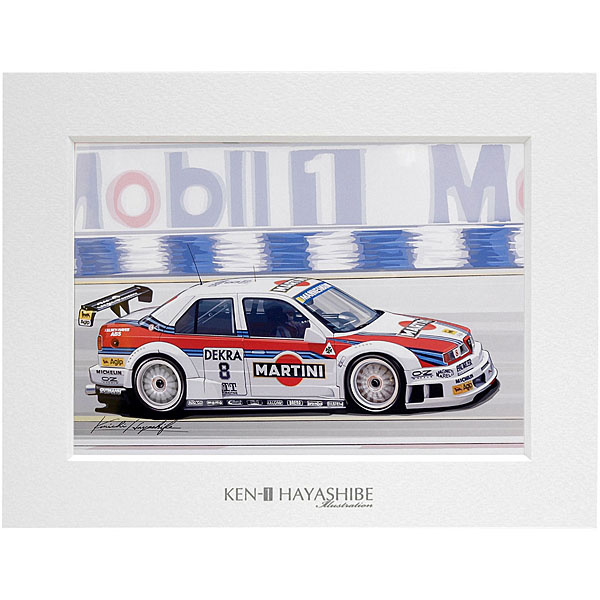 Alfa Romeo 155 V6 TI MARTINI Irrustlation by Kenichi Hayashibe